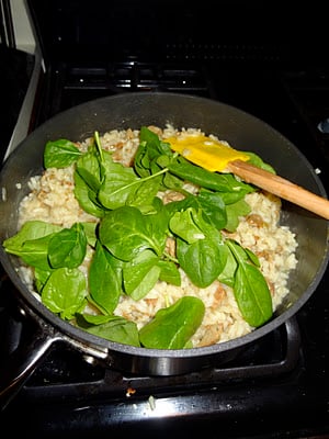 sausage-and-spinach-risotto-step-by-step-recipe