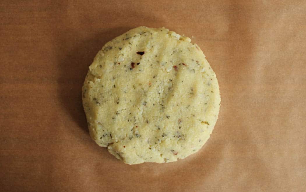 This is a ball of cauliflower pizza dough