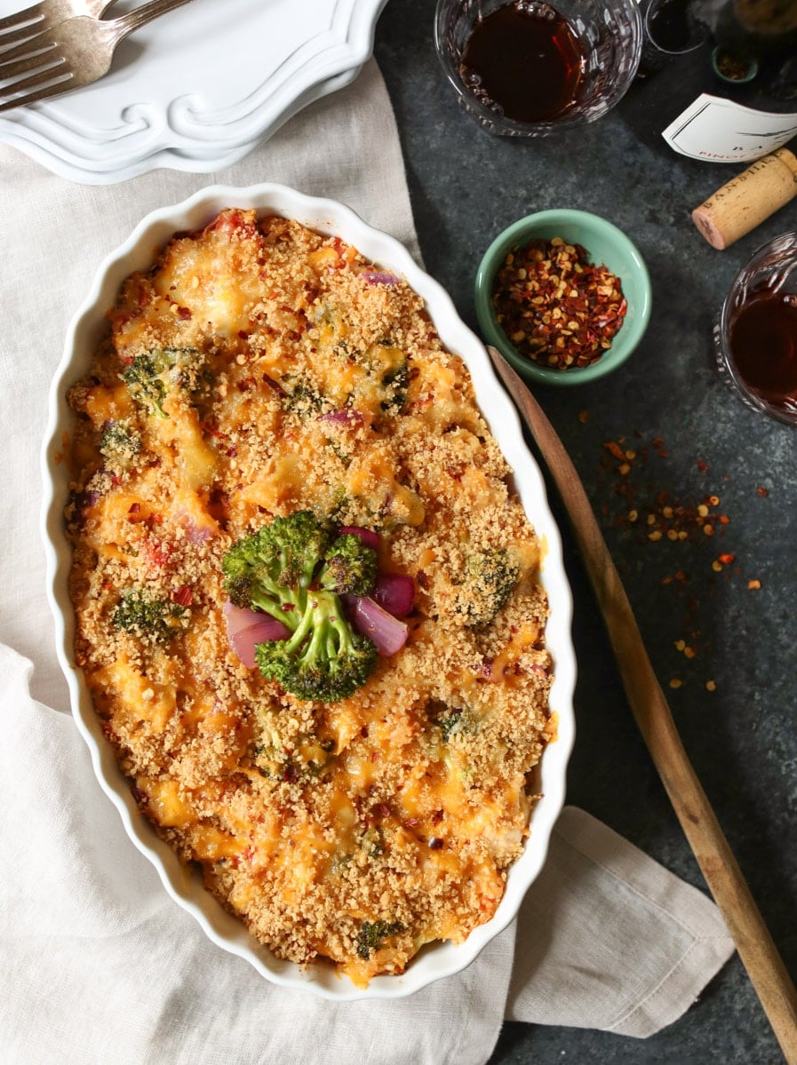 Roasted-Broccoli-Chicken-Cheddar-Quinoa-Bake