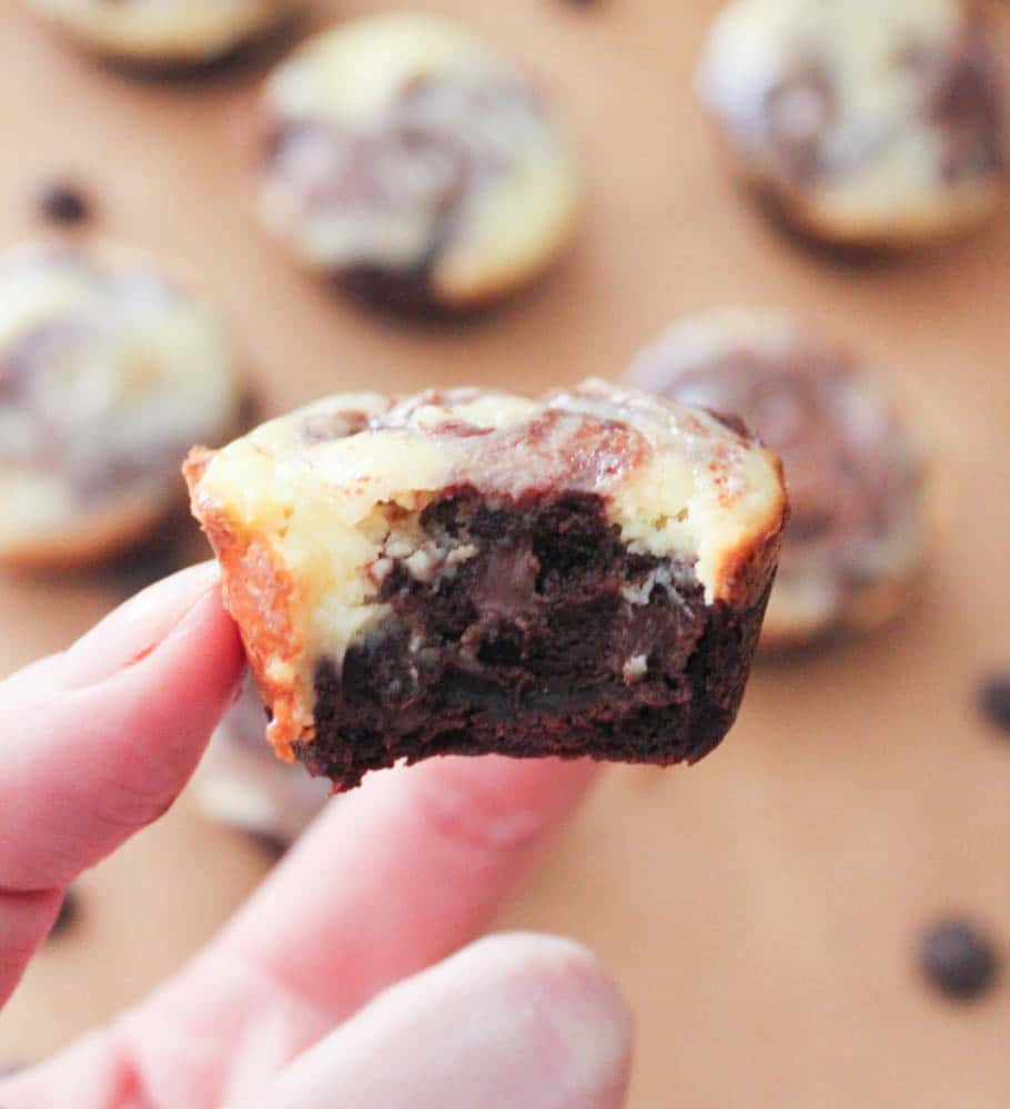 Chocolate-Chip-Cheesecake-Swirl-Brownie-Bites-8