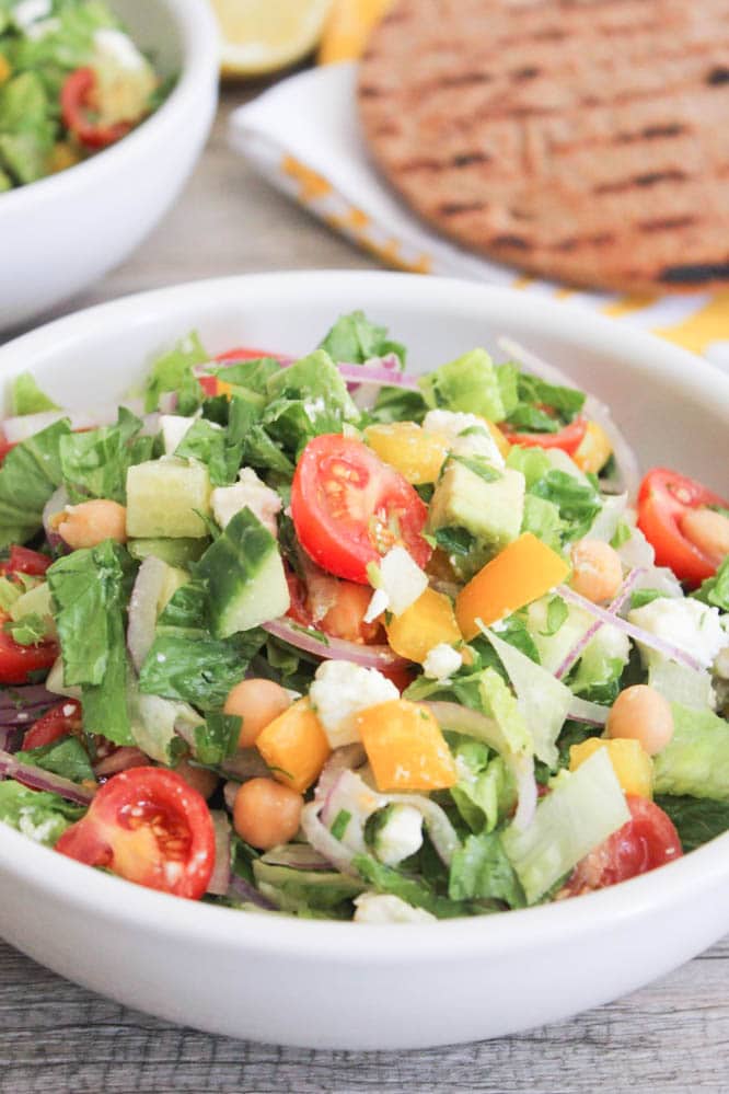 Chopped-Greek-Salad-With-Avocado-Chickpeas-and-Lemon-Dressing-2