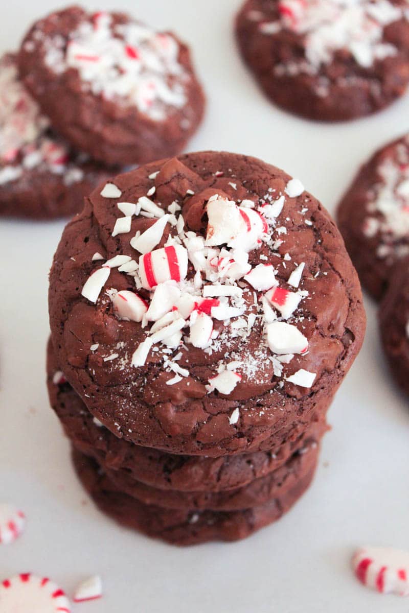 white-chocolate-peppermint-brownie-cookies