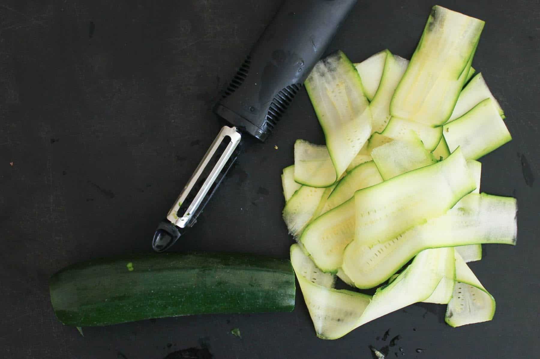 Farro-with-Kale-Pesto-Shaved-Zucchini-Parmesan-Marcona-Almonds-step-2