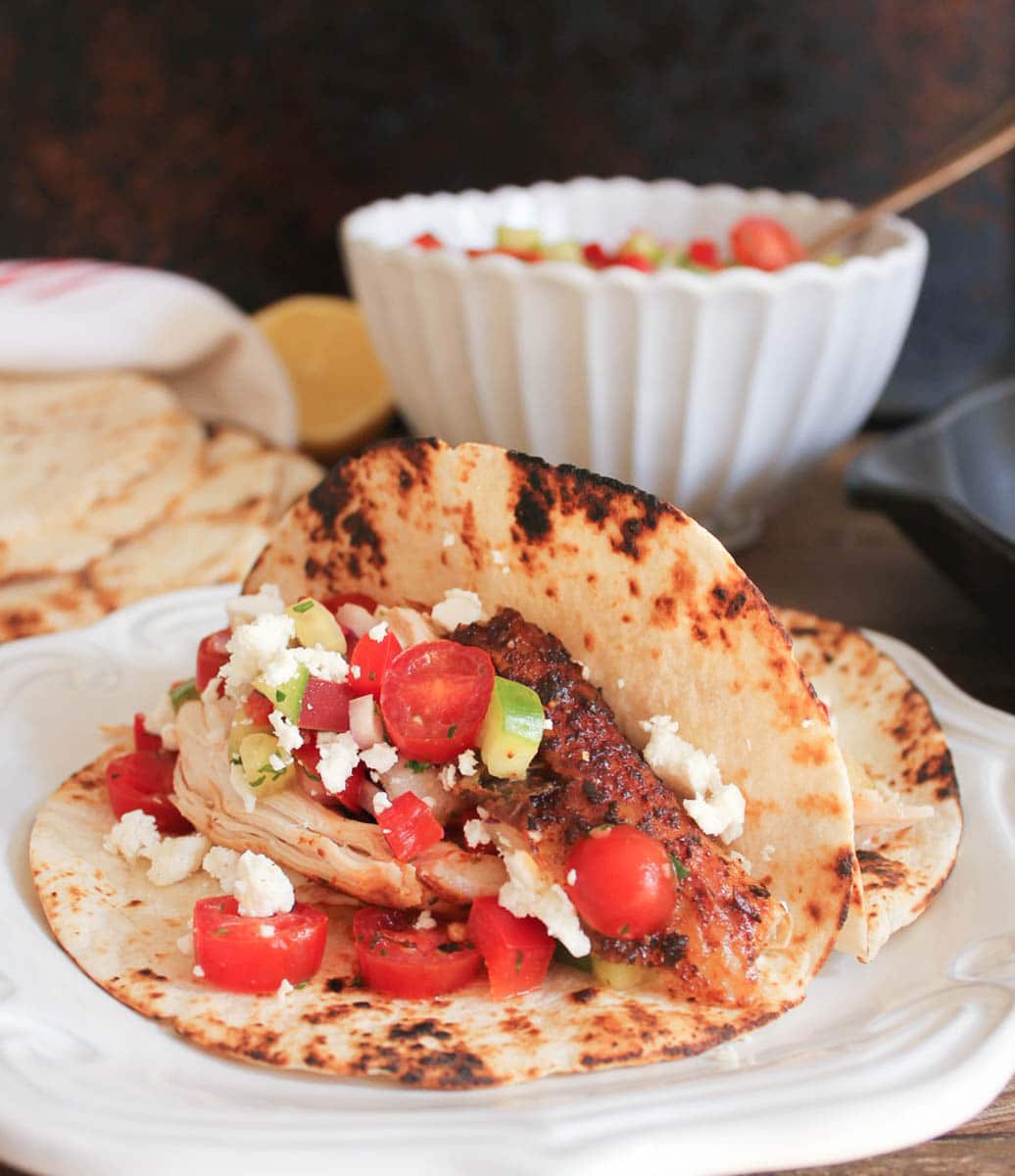 slow-roasted-chicken-tacos-with-mediterranean-salsa-yogurt-sauce