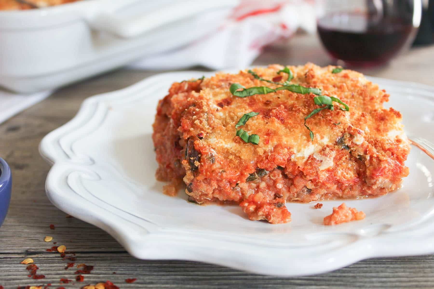 Lasagna-quinoa-bake-with-chicken-spinach-and-mushrooms-7