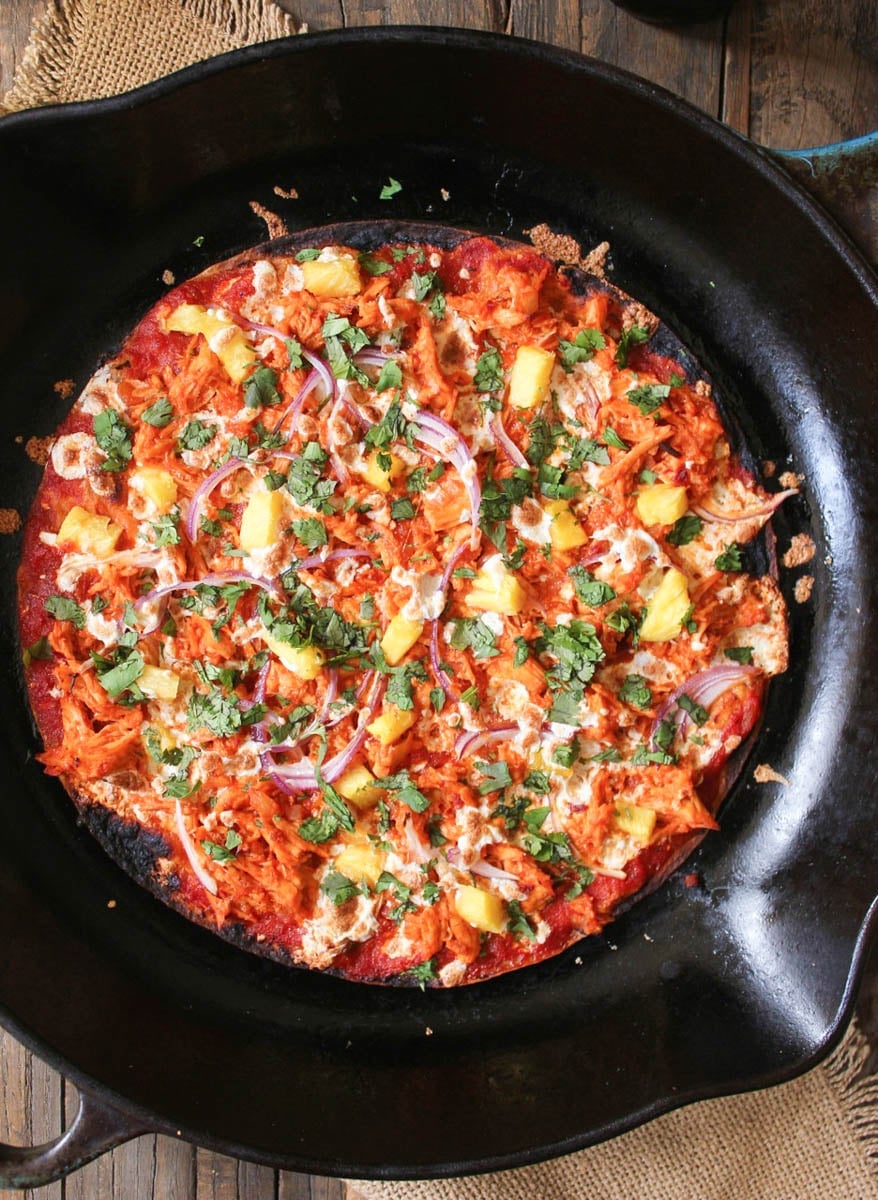 chipotle-chicken-tortilla-pizzas-with-pineapple-and-cilantro-2