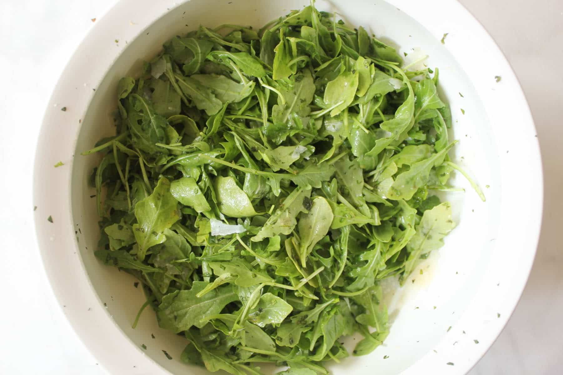 Arugula-Salad-with-Shaved-Zucchini-Pistachios-and-Parmesan-step-4