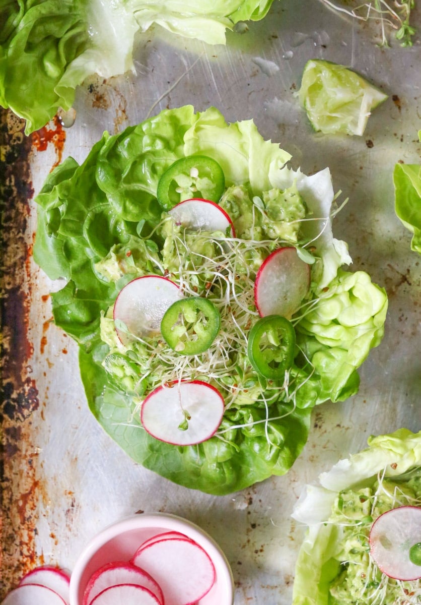 avocado-chicken-salad-lettuce-wraps-8