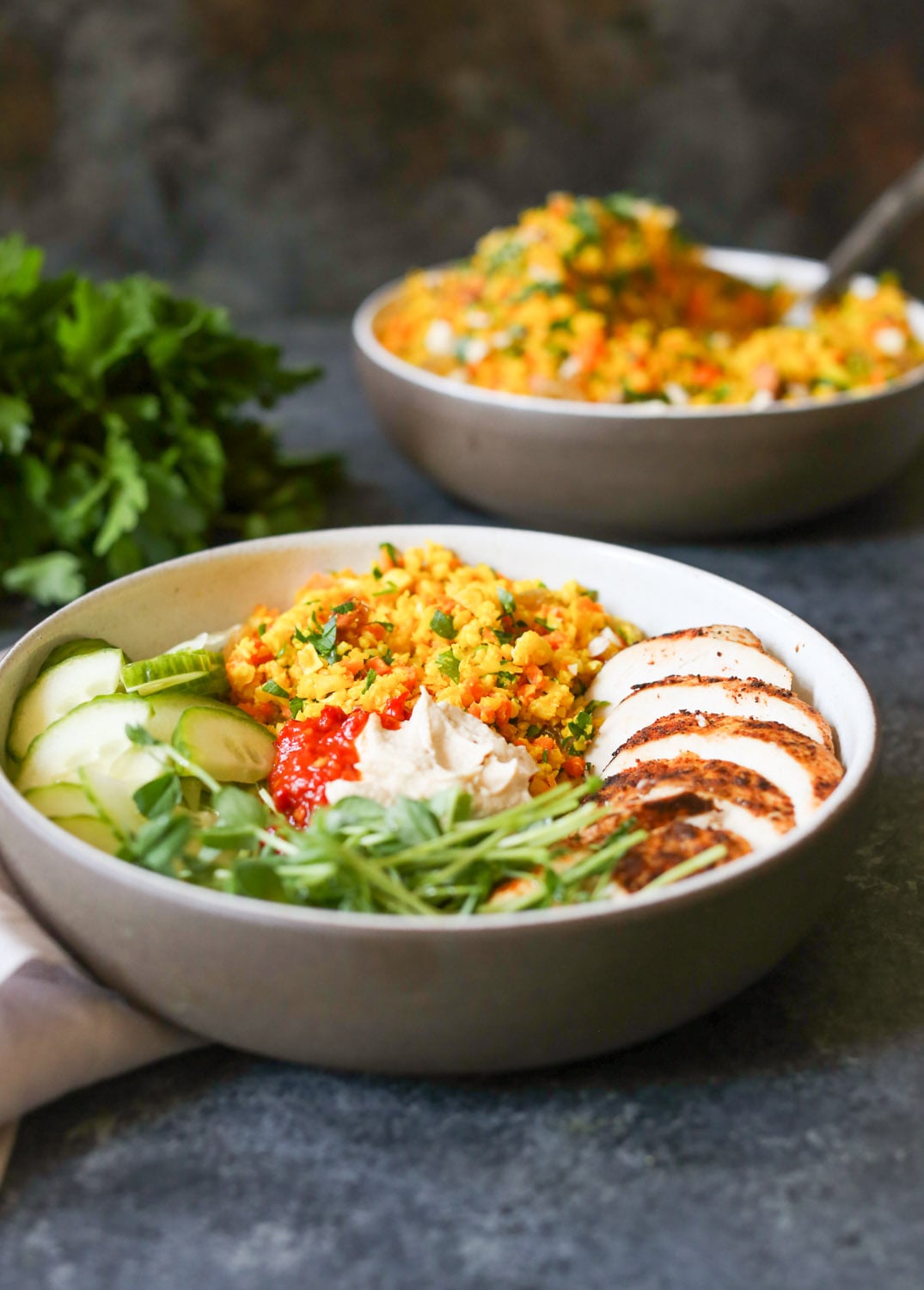 cauliflower-carrot golden rice