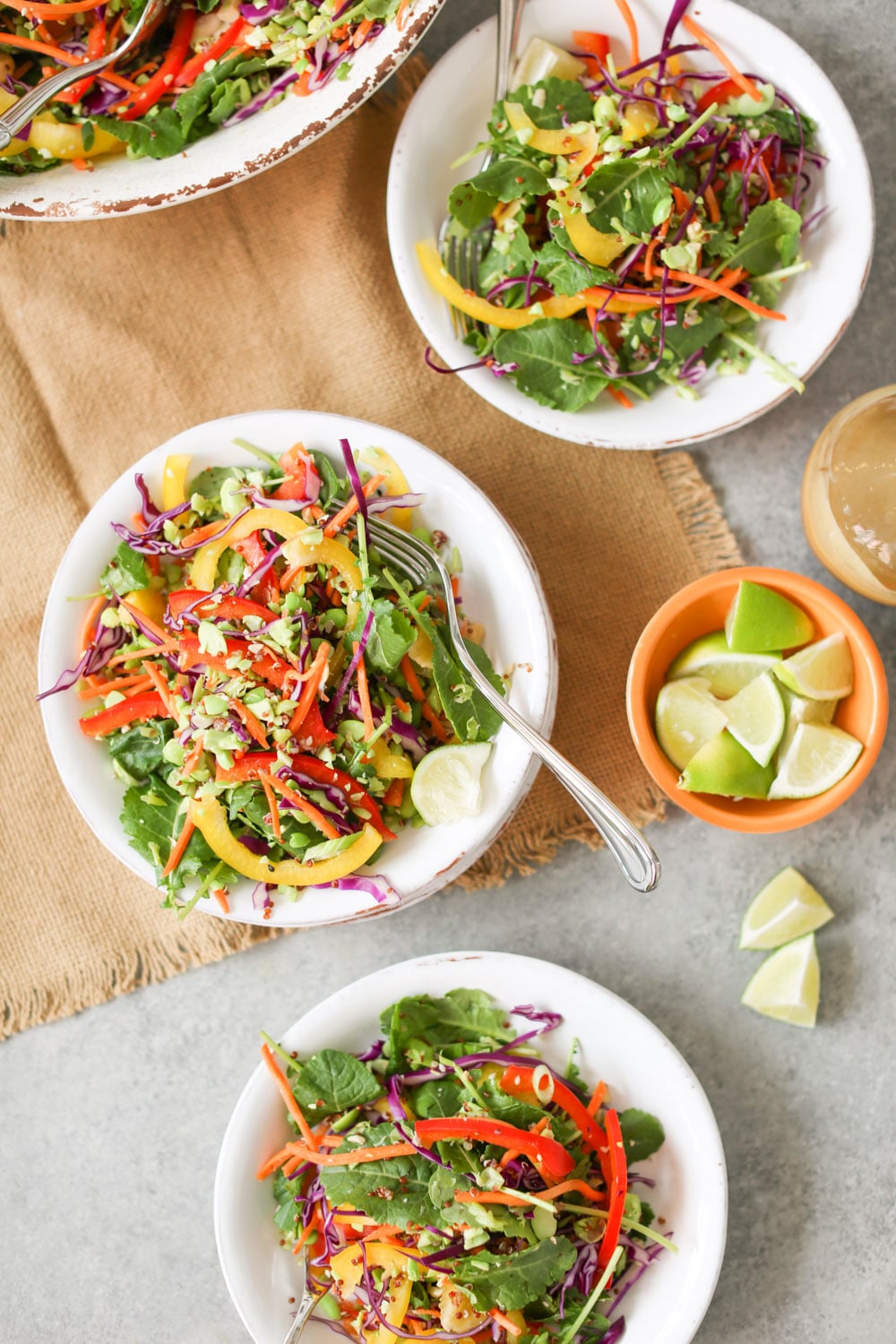 Thai Cashew Chopped Salad with Sesame-Garlic Dressing